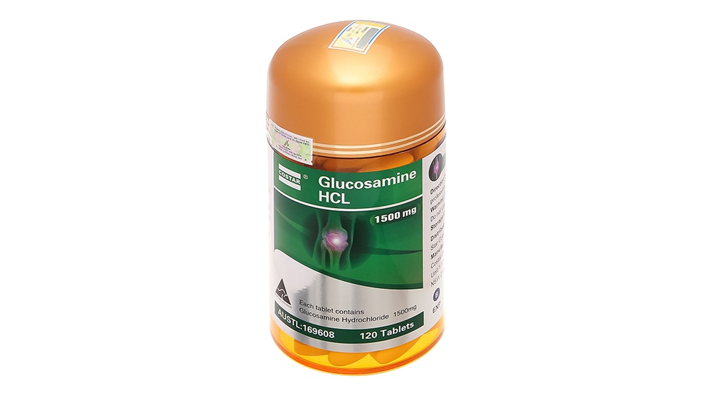 Costar Glucosamine HCL 1500mg bổ sung dưỡng chất cho khớp chai 120 viên