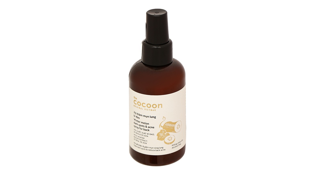 Xịt thâm mụn lưng bí đao Cocoon chai 140ml