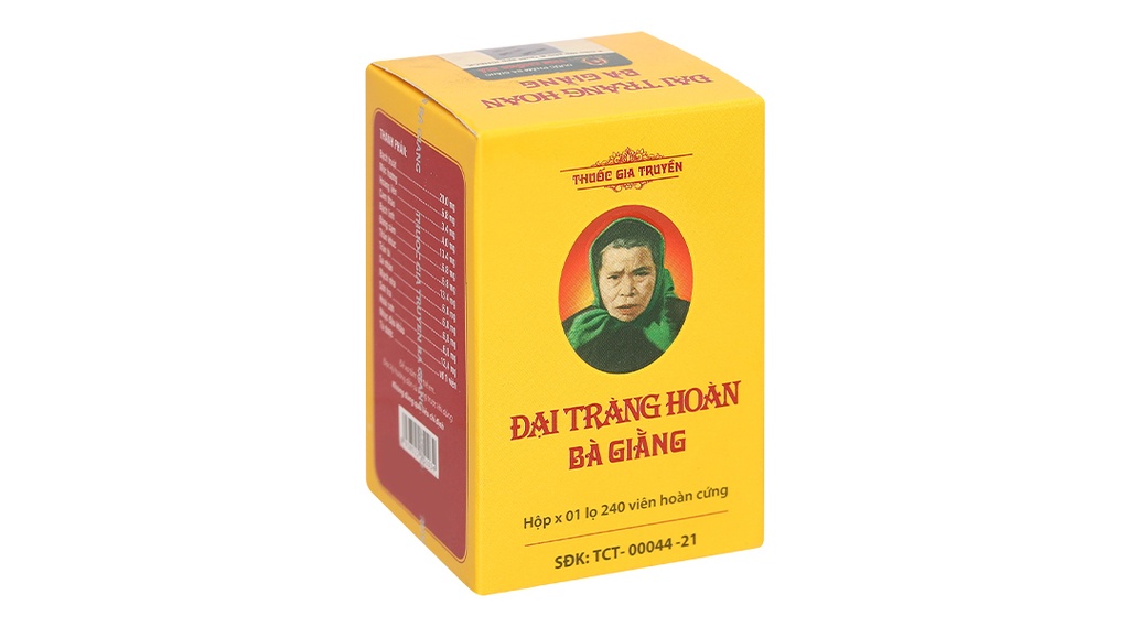 Viên hoàn cứng Đại Tràng Hoàn Bà Giằng trị viêm đại tràng lọ 240 viên