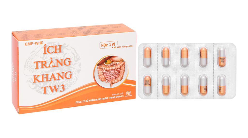 Ích Tràng Khang TW3 trị tiêu chảy (3 vỉ x 10 viên)
