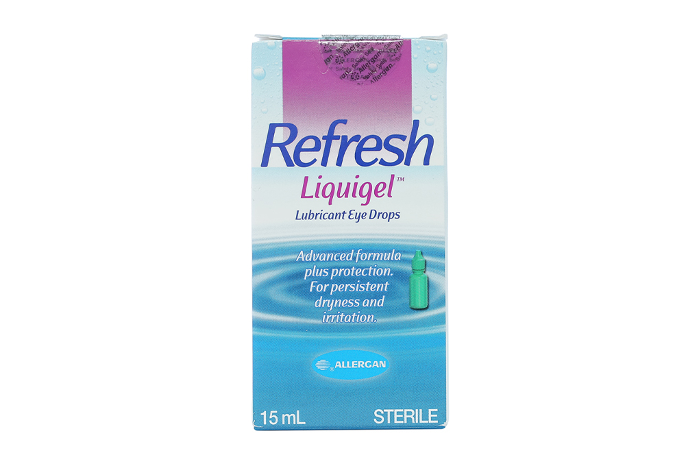 Dung dịch nhỏ mắt Refresh Liquigel giảm kích ứng mắt, khô mắt lọ 15ml
