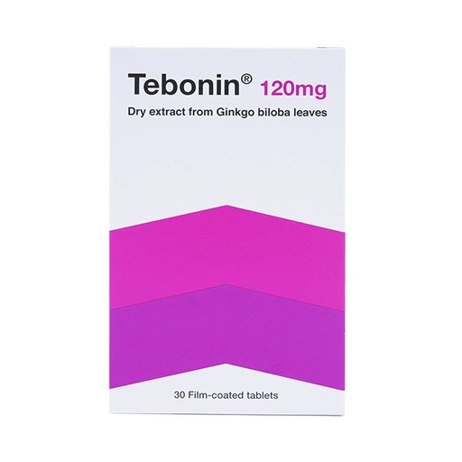 [TIMA008] Thuốc Tebonin 120mg Dr. Willmar Schwabe điều trị rối loạn tuần hoàn máu não (2 vỉ x 15 viên)