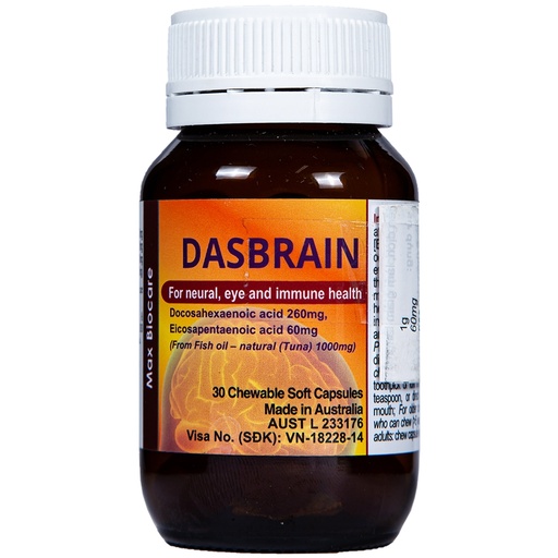 [TIMA019] Thuốc Dasbrain Pharmametics hỗ trợ các chức năng não bộ (30 viên)
