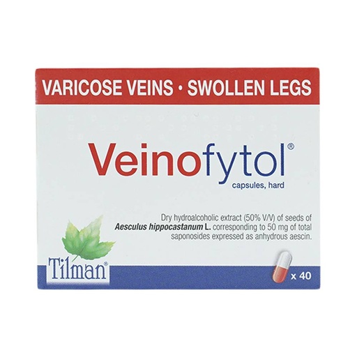 [TIMA021] Thuốc Veinofytol Tilman điều trị suy tĩnh mạch mãn tính nhẹ (4 vỉ x 10 viên)