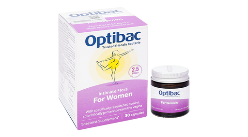 [TPCN010] Optibac Intimate Flora For Women bổ sung lợi khuẩn cho nữ giới hộp 30 viên