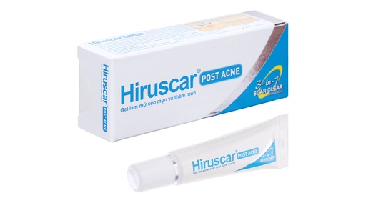 [ANCE047] Gel Hiruscar Post Acne làm mờ sẹo mụn & thâm mụn tuýp 10g