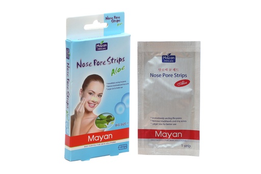 [ANCE049] Miếng dán lột mụn cám lô hội Mayan hút bã nhờn gây mụn hộp 4 miếng
