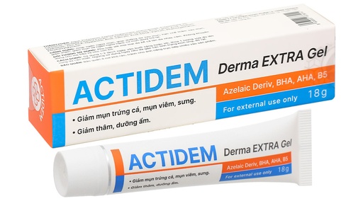 [ANCE051] Actidem Derma Extra Gel giảm mụn, mờ thâm tuýp 18g