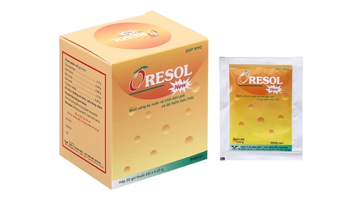 [DDTH035] Muối uống Oresol New Bidiphar bù nước và điện giải (20 gói x 4,22g)