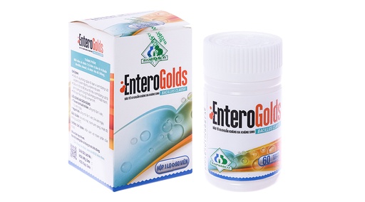 [DDTH044] EnteroGolds trị và phòng ngừa rối loạn vi sinh đường ruột lọ 60 viên