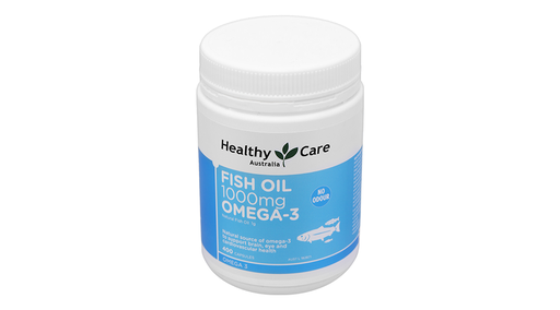 [TPCN007] Dầu cá Healthy Care Fish Oil Omega 3 1000mg tốt cho khớp và tim mạch lọ 400 viên