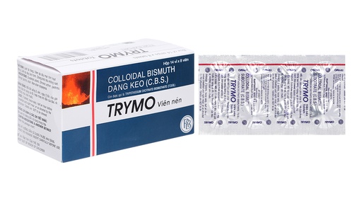 [DDTH088] Trymo Tablets 120mg trị viêm loét dạ dày, tá tràng (14 vỉ x 8 viên)