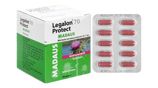[DDTH093] Legalon 70 Protect hỗ trợ trị bệnh viêm gan, xơ gan (10 vỉ x 10 viên)