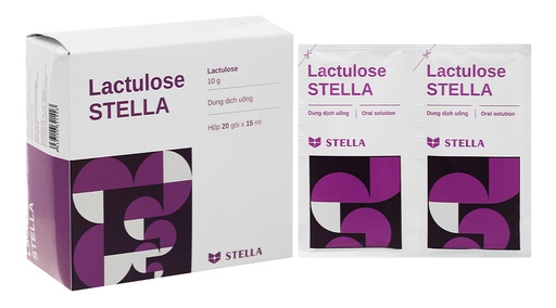 [DDTH116] Dung dịch uống Lactulose Stella trị táo bón mạn tính (20 gói x 15ml)