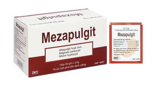 [DDTH126] Thuốc bột Mezapulgit trị triệu chứng đau do bệnh thực quản - tá tràng (30 gói x 3.3g)
