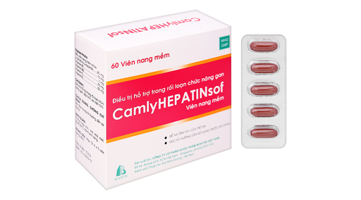 [DDTH128] Camlyhep Atinsof điều trị hỗ trợ trong rối loạn chức năng gan (12 vỉ x 5 viên)