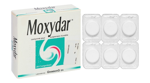 [DDTH132] Moxydar trị các chứng trào ngược dạ dày, thực quản (5 vỉ x 6 viên)