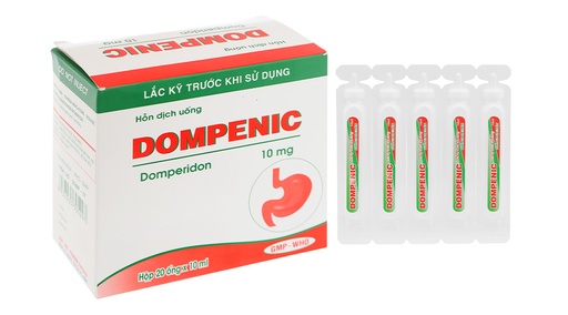 [DDTH136] Hỗn dịch uống Dompenic 10mg trị triệu chứng nôn và buồn nôn (20 ống x 10ml)