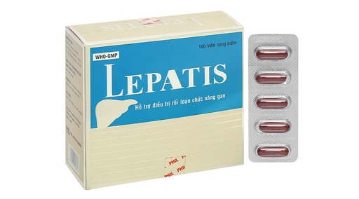 [DDTH138] Lepatis hỗ trợ điều trị rối loạn chức năng gan (20 vỉ x 5 viên)
