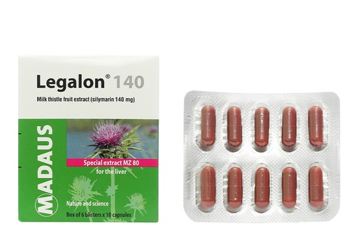 [DDTH150] Legalon 140 hỗ trợ trị bệnh lý về gan (6 vỉ x 10 viên)