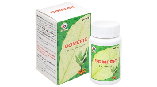 [DDTH157] Domeric trị viêm loét dạ dày, tá tràng lọ 200 viên