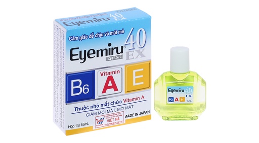 [EYE003] Dung dịch nhỏ mắt Eyemiru 40 EX phòng và trị các bệnh về mắt chai 15ml