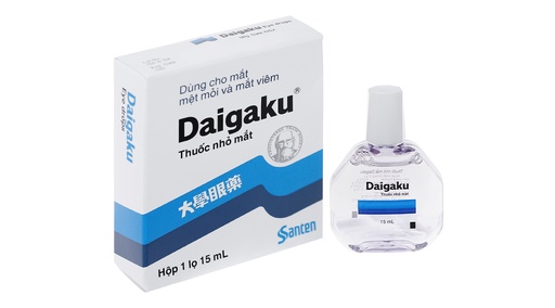 [EYE023] Dung dịch nhỏ mắt Daigaku trị mỏi mắt, sung huyết kết mạc lọ 15ml
