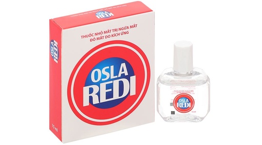 [EYE032] Dung dịch nhỏ mắt Osla Redi điều trị đỏ mắt, ngứa mắt, rát mắt lọ 15ml