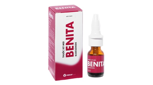 [EYE035] Thuốc xịt mũi Benita trị viêm mũi dị ứng chai 120 liều