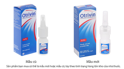 [EYE038] Dung dịch xịt mũi Otrivin 0.1% giảm triệu chứng nghẹt mũi, viêm mũi dị ứng chai 10ml