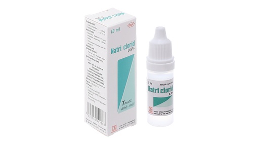 [EYE040] Dung dịch nhỏ mũi Natri Clorid Pharmedic 0.9% hỗ trợ trị nghẹt mũi, sổ mũi lọ 10ml