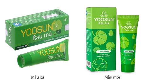 [ANCE001] Kem Yoosun rau má dịu mẫn ngứa, ngừa mụn, mát da tuýp 25g