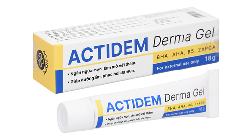 [ANCE003] Gel Actidem Derma ngừa mụn, mờ thâm tuýp 18g