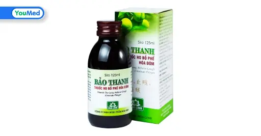 [HO001] Siro Ho Bảo Thanh trị ho, tiêu đờm, viêm họng, viêm phế quản (chai 125ml)